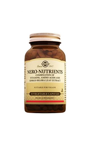 Solgar Nero Nutrients 30 Capsules