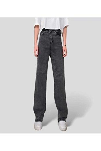 PALAZZO Jordan Smoked Wide Leg Lycra Jeans - Loose Wide Leg Jeans