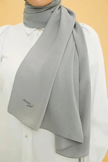 Armine Jazz Shawl - Light Gray 4029