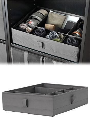 Binbirreyon 7 Compartment Closet Organizer Organizer Box 44X34X11Cm Df002