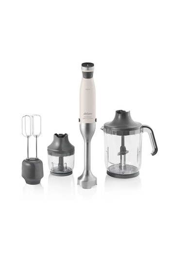 Arzum طقم خلاط تكنوارت ماكسي بلس نيو 1500 واط أبيض - AR1115-B