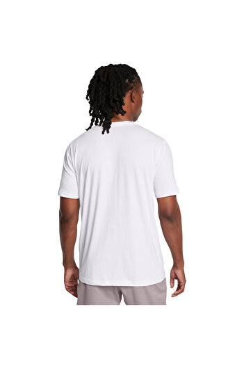 Under Armour Ανδρικό κοντομάνικο μπλουζάκι UA Sliced Wordmark 60/40S 1386807 -100
