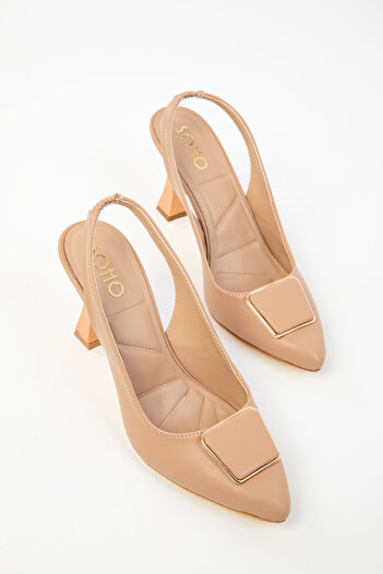SOHO Nude Women's Classic Heeled Shoes 18866