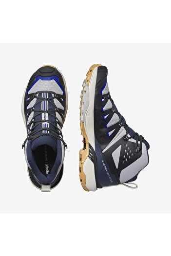 Salomon X Ultra 360 Edge Mid Gore-Tex Men's Outdoor Boots Gray Violet L47698500