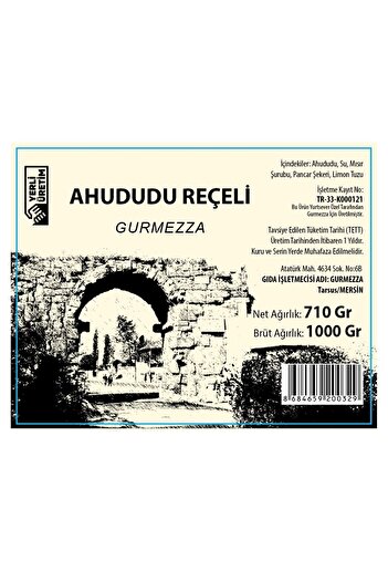 gurmezza Ahududu Reçeli (710 GR NET)