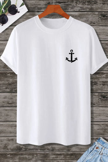 cc collection Anchor Printed Men's Oversize T-Shirt