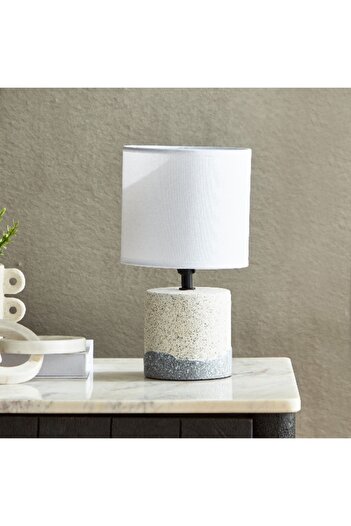 Home Box Caspian Cement Lamp - 15x15x27.5 cm