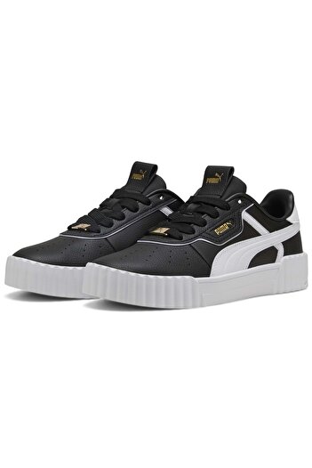Puma 400724 Carina 3.0 Luxe Sneaker Unisex Sports Shoes Black-White
