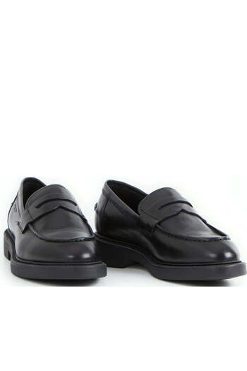 Vagabond Black Loafers Womens Shoes
