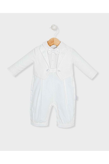 Butik Babydola Jumpsuit with Bow Tie and United Back Snaps
