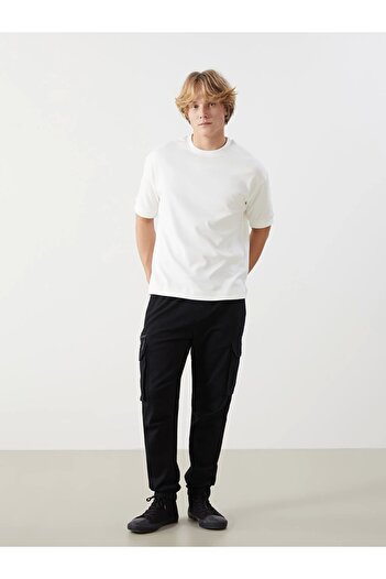 LC Waikiki Xside Black Standard Fit Men's Cargo Pants