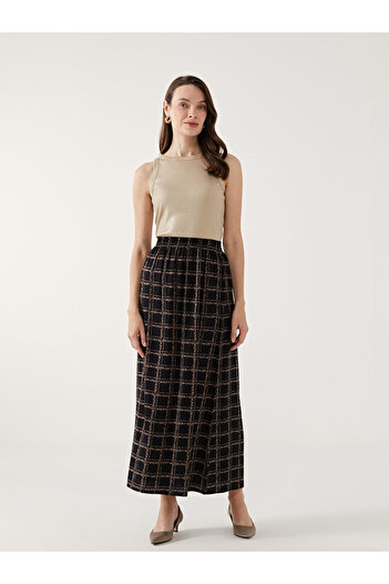 LC Waikiki Patterned Women's Skirt with Elastic Waist - S5Gh72Z8