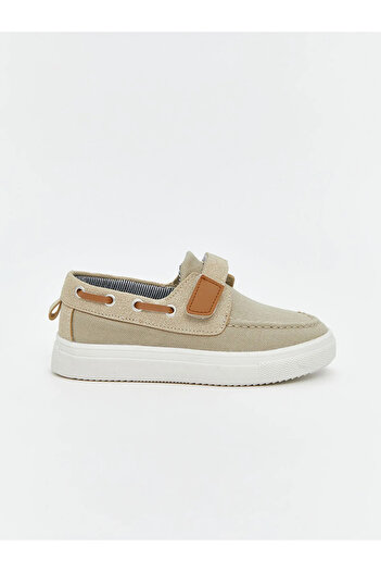 LC Waikiki Steps Beige Velcro Boys' Sneakers