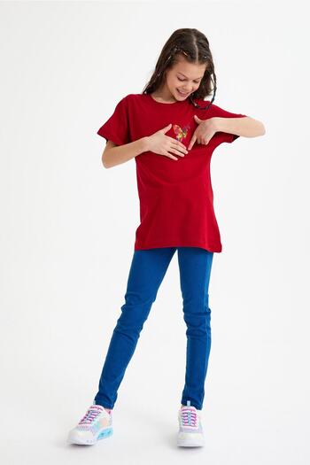 CC STORE Butterfly Printed Children's T-Shirt for Ages 5-15