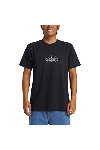 Quiksilver Ανδρικό μπλουζάκι μαύρο ανδρικό μπλουζάκι Thorn Badge Stn AQYZT09546
