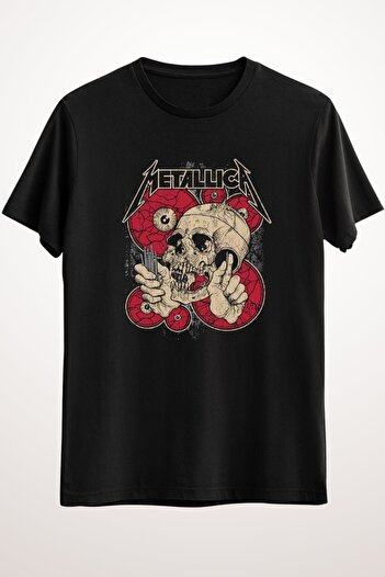 CC STORE Men's Black Metalica Pushead