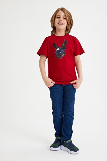 CC STORE Eagle Printed Unisex Children's T-Shirt for Ages 5-15