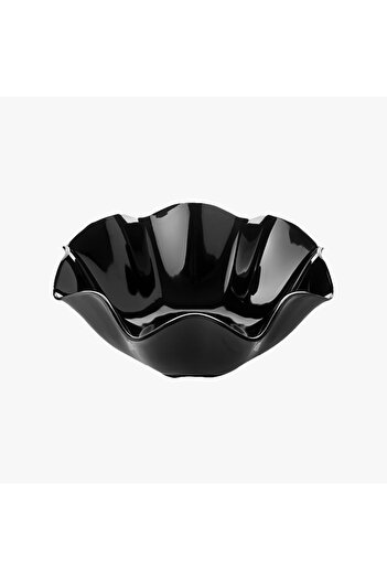 HIC Melamine Serving Bowl Black Color Size 27 cm