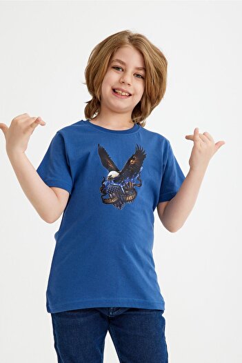 CC STORE Eagle Printed Children's T-Shirt for Ages 5-15