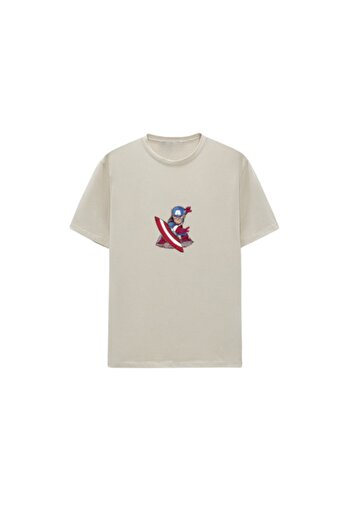 CC STORE Μπλουζάκι Unisex Oversize Captain America