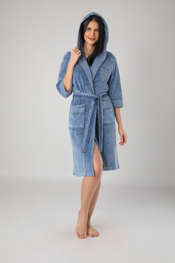 Nuşa Rochie de damă cu blugi albaștri