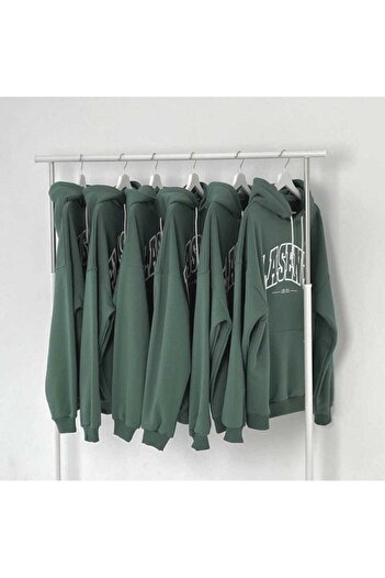 CC STORE Φούτερ με κουκούλα Fla Unisex Oversize Πράσινο