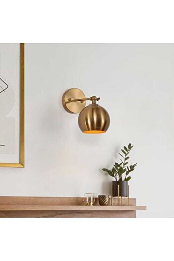demet habek mylights MYLİGHTSretro rustik vintage gece lambası okuma lambası eskitme kapla aplik led aplik