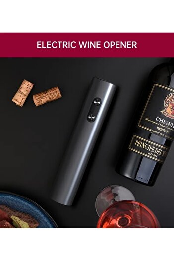 Cutyshoes Black Set of 5 Electric Wine Openers
