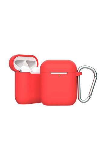 Green Lion Berlin Series Silicone Case For Airpods 1/2 - Red