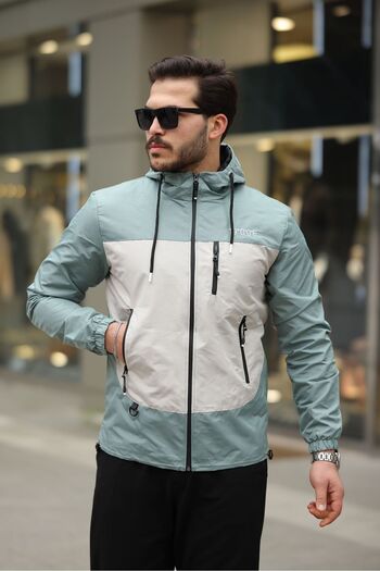 FLUEND MODA Men's Water and Windproof Seasonal Coat Jacket