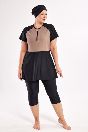 Adasea Nola Short Sleeve Hijab Swimsuit