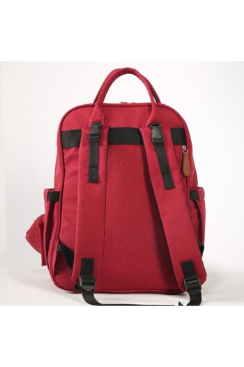 MY Collection Lucky Linen Mother Baby Care Backpack