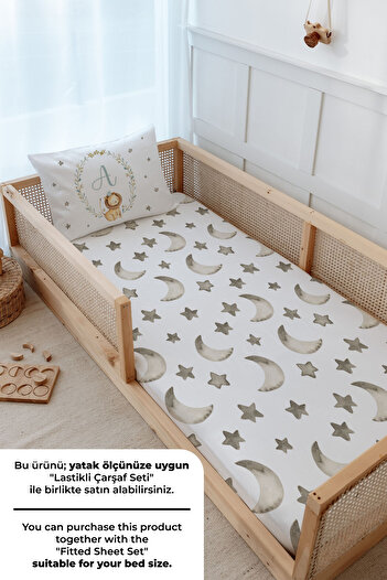 Tuğba Kuğu Montessori Nevresim Takımı (100X200) - Little Lion Series - A Harfi