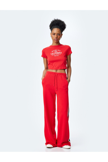 Koton Damen-Trainingshose 5sak30046ek Rot