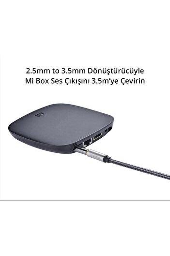 Ugreen 2.5mm Erkek To 3.5mm Dişi Jack Dönüştürücü