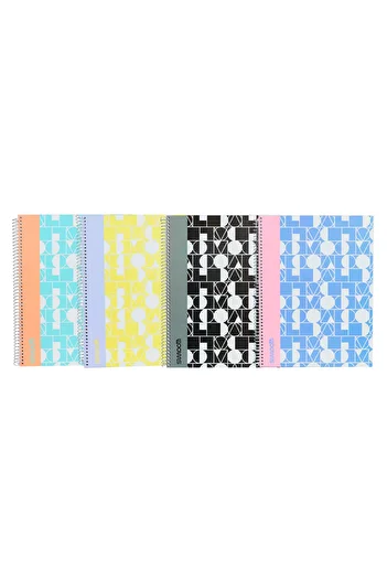 Ancor A5 Spiraled Lined Smooth Notebook -113266