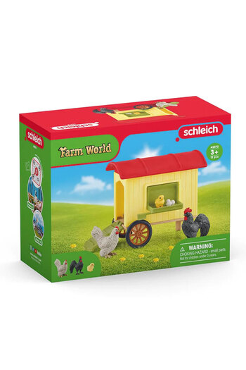 SCHLEICH Mobil Tavuk Kümesi 42572