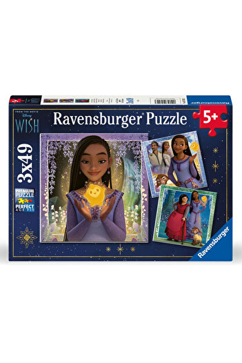 RAVENSBURGER Çocuk Puzzle WD Wish 3x49 Parça 57023