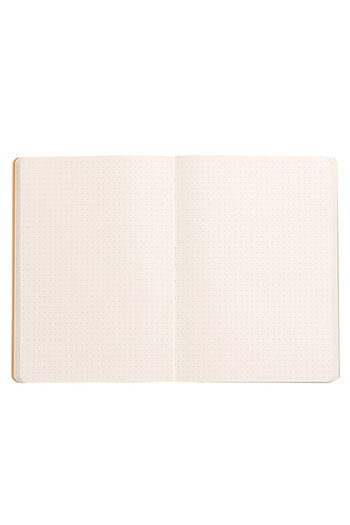 Rhodia A5 Dotted Soft Covered Nacarat Notebook -117437c