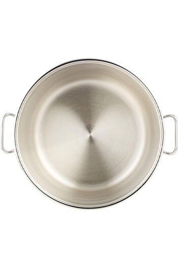 Top Chef Turkish 18/10 stainless steel pot, size 30cm Silver
