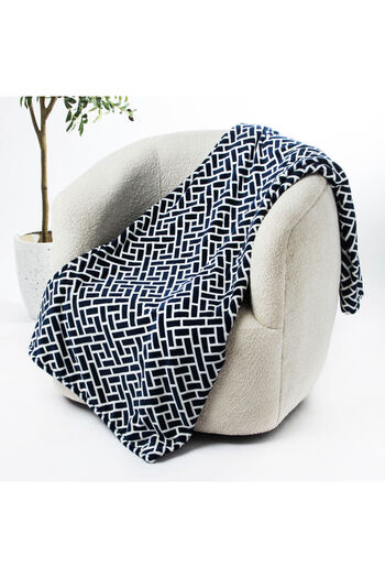Orange Bed & Bath SUPER SOFT ROGER SQUARE  Blanket 152 × 178 cm