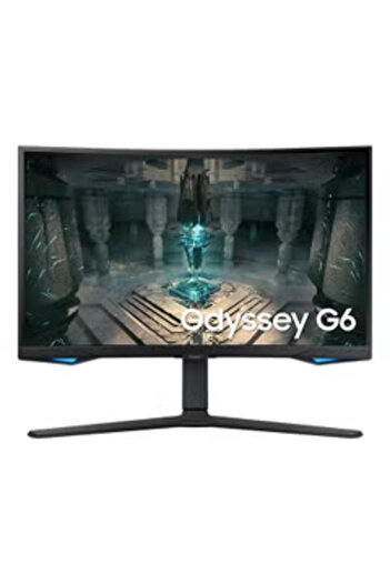 Samsung Odyssey g6 27 Inch Curved (1000R) Smart Gaming Monitor With 2K QHD 2560 × 1440 Resolution