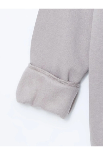 LC Waikiki Ανδρικό φούτερ με μακρύ μανίκι LCWAIKIKI Classic Beige Crew Neck Color Blocked
