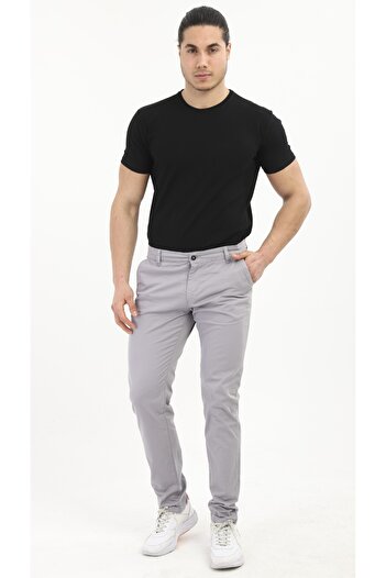 TOM FREE STORE Men's Relaxed Fit Lycra Flexible Satin Trousers