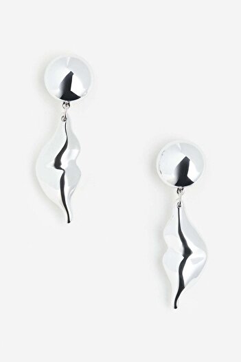 H&M Lip-shaped clip earrings