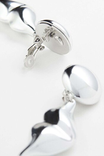 H&M Lip-shaped clip earrings