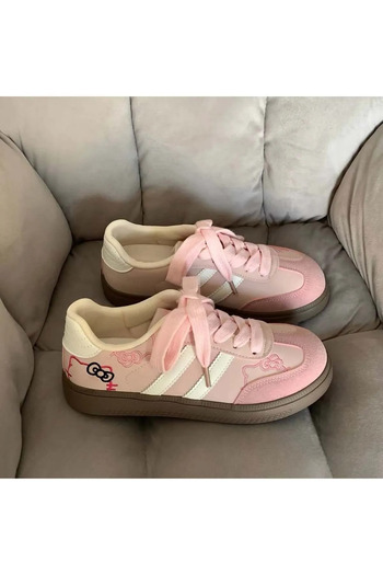 Gofeel Pembe Nakışlı Kitty Detail Spor Ayakkabısı