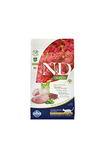 Farmina N&D Quinoa Digestion Lamb Dry Cat Food - 5 kg
