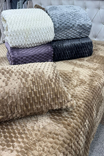 eco concept Single Bedspread, Plush Rabbit Feather Soft Bedspread, Casual Bedspread