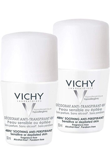 Vichy Deo Roll-On Sensitive Anti-Trans.48h Double Pour 2 x 50 ml